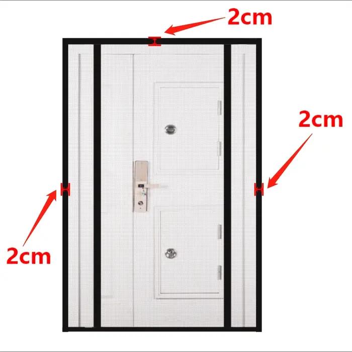 Moustiquaire magnétique pour porte, moustiquaire anti-mouches, ouverture latérale 2, fermeture autom