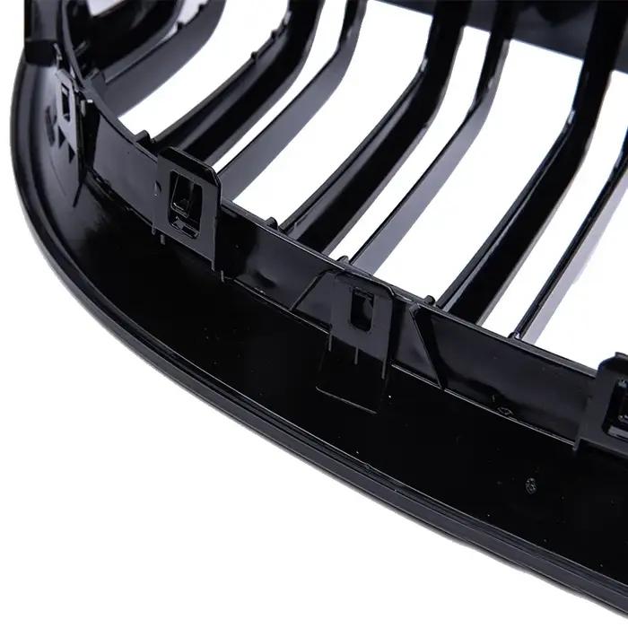 Pulleco Grille de pare-chocs avant de voiture Grilles de course de rein pour BMW E60 E61 5 série 200