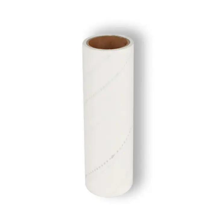Rouleau de nettoyage de chantier, noyau de remplacement jetable, déchirure diagonale, autocollant de
