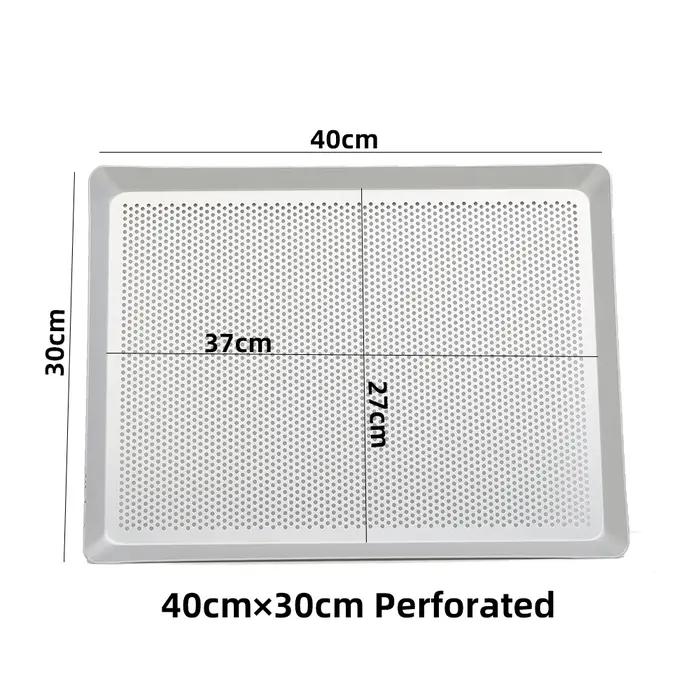 Plaque de cuisson rectangulaire, accessoires de cuisine, plat perforé, moule à gâteau, plateau de fo