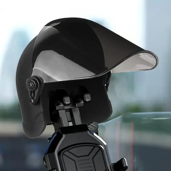 Support de téléphone portable pour moto, pare-soleil, casques de montage, petits casques de téléphon
