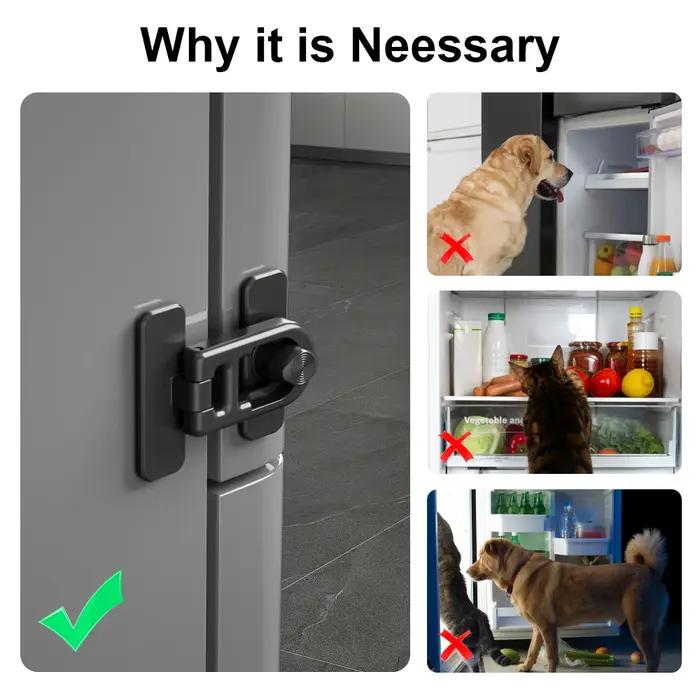 Serrures de porte faciles à installer pour réfrigérateur et congélateur adaptées aux armoires de réfrigérateurs sécurité style occasions spéciales