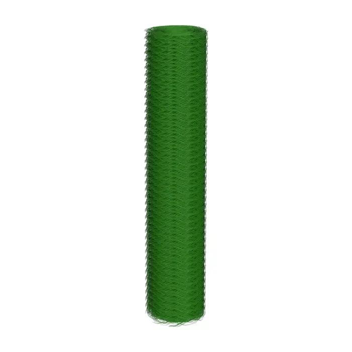 Maille hexagonale 25m, treillis métallique de clôture haute, treillis métallique de 25mm, revêtement