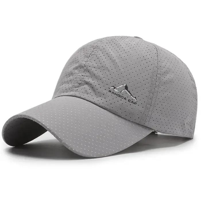 Chapeaux à séchage rapide pour hommes et femmes, protection solaire extérieure d'été et casquettes d