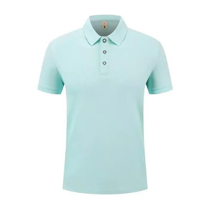 Été sport décontracté séchage rapide revers à manches courtes POLO 23 couleur unie chemise cyclisme