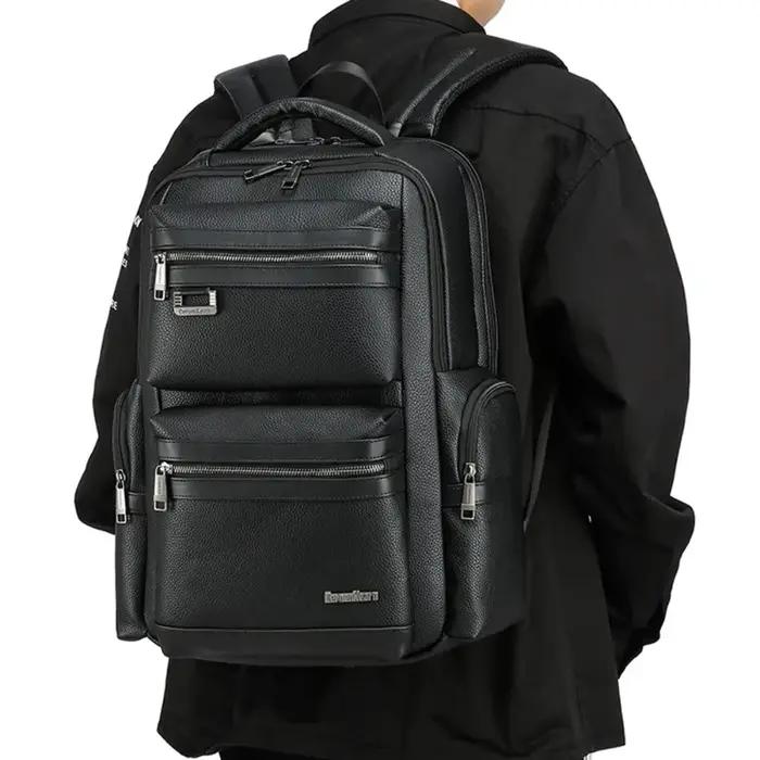 Sac à dos de luxe hommes grande capacité sacs de voyage affaires 16 pouces sac à dos pour ordinateur
