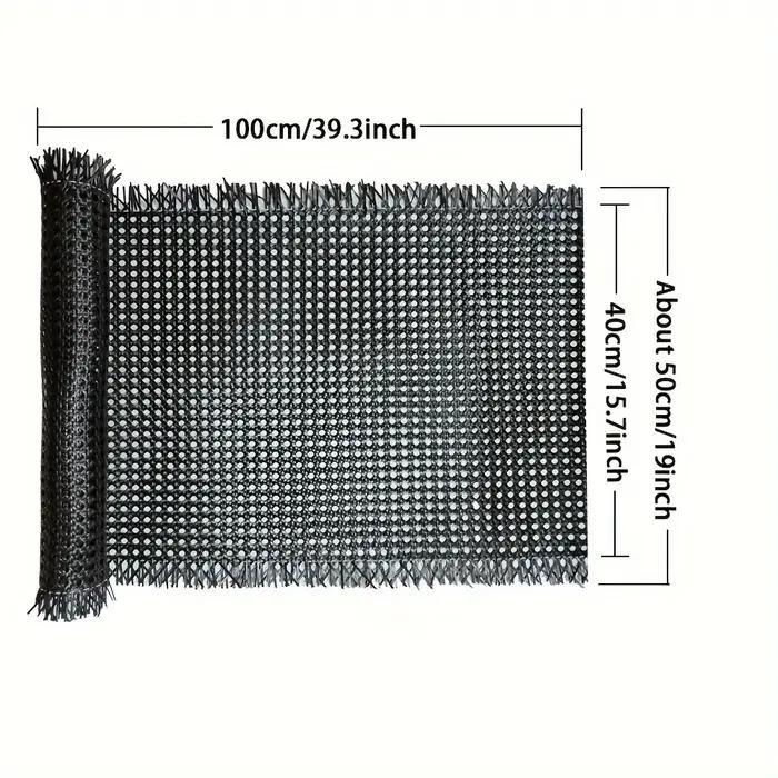 Rouleau de rotin octogonal en plastique, 40-55cm de largeur 30-500cm de longueur, pour meubles, chai