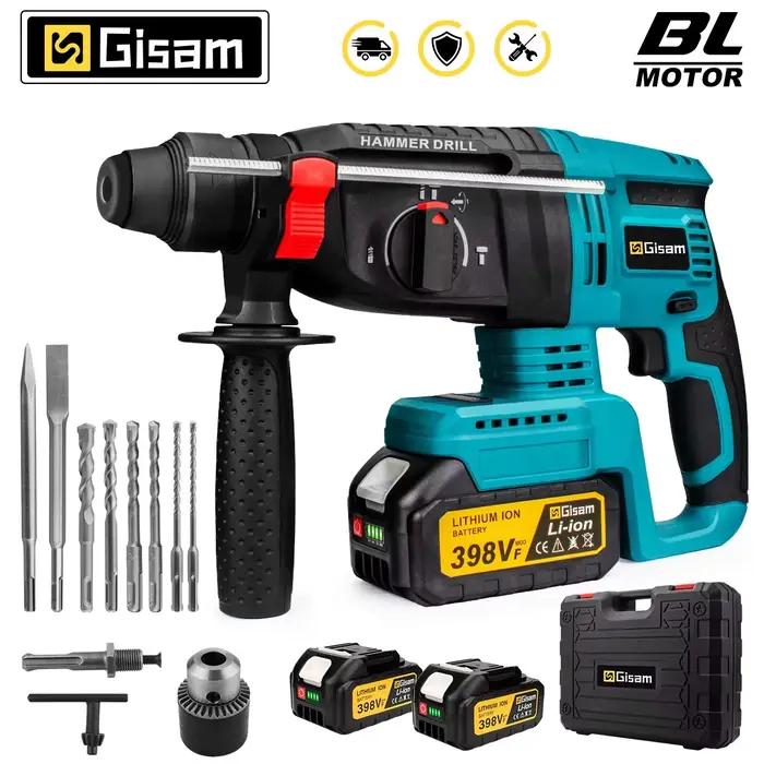 Makita – perceuse à percussion électrique sans balais de 26mm, marteau rotatif multifonctionnel, mar