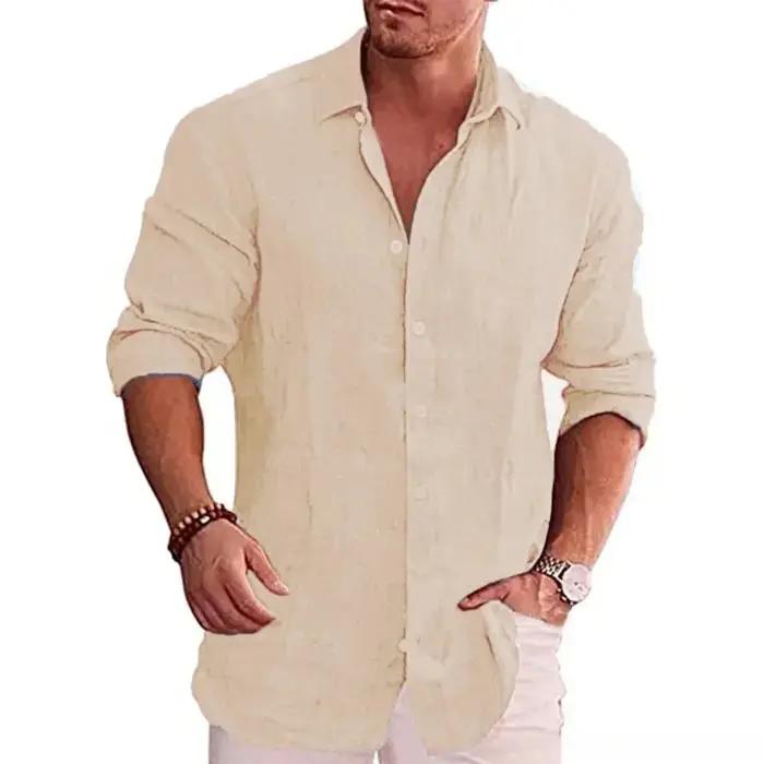 Chemise polyvalente à manches longues pour hommes