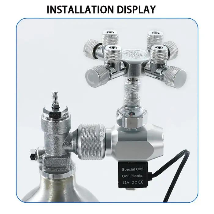 ZRDR – séparateur de CO2 multicanal pour aquarium, distributeur en métal, régulateur de CO2, accesso