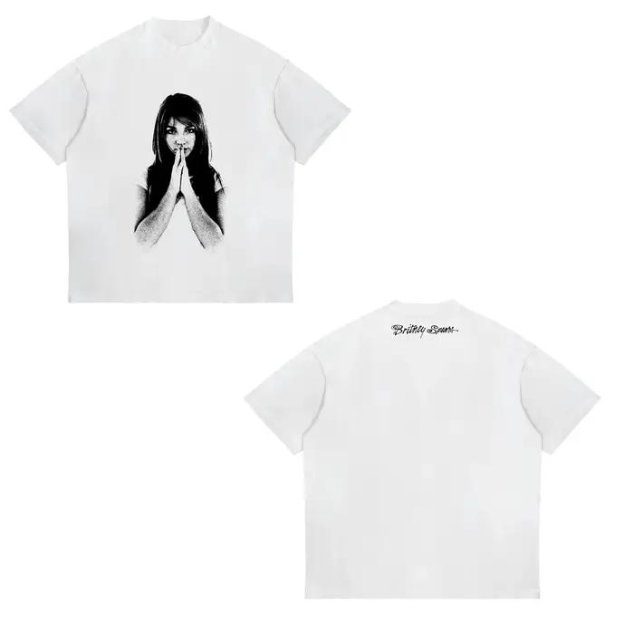 Nouveau T-shirt Rétro Britney Spears Bubble Gum Balloon, Collection Printemps-Été 2026, Mode Décontr