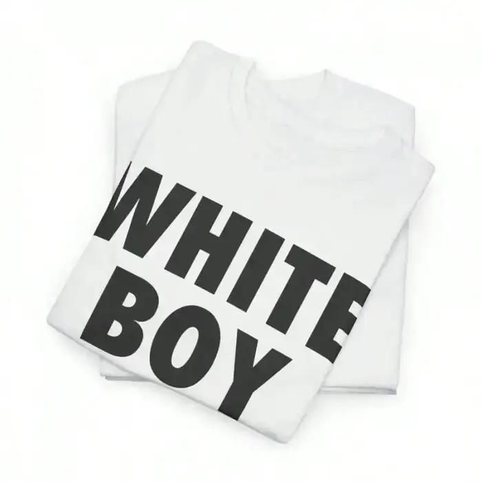 Blanc garçon de l'année t-shirts coton imprimé à manches courtes T-shirt rétro décontracté Streetwea