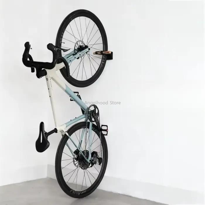 Support mural en bois pour vélo de route et vélo à pignon fixe élégant à offrir pour cyclistes occasions spéciales