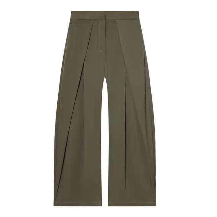 HXAO femmes pantalons Baggy pantalons larges pour femme minimaliste plissé rayure pantalons décontra