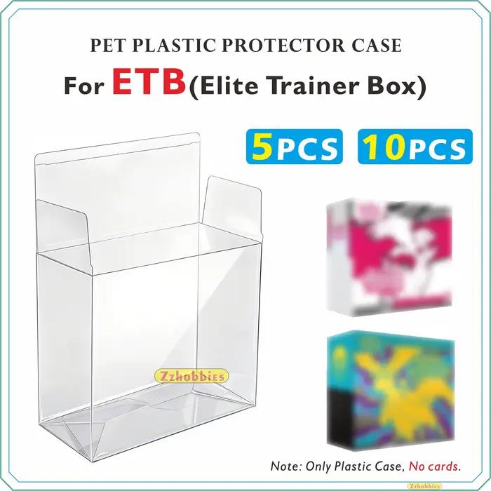 5/10 pièces PET Elite formateur boîte protecteurs vitrine transparente-boîtier ETB d'épaisseur 0.45mm Compatible
