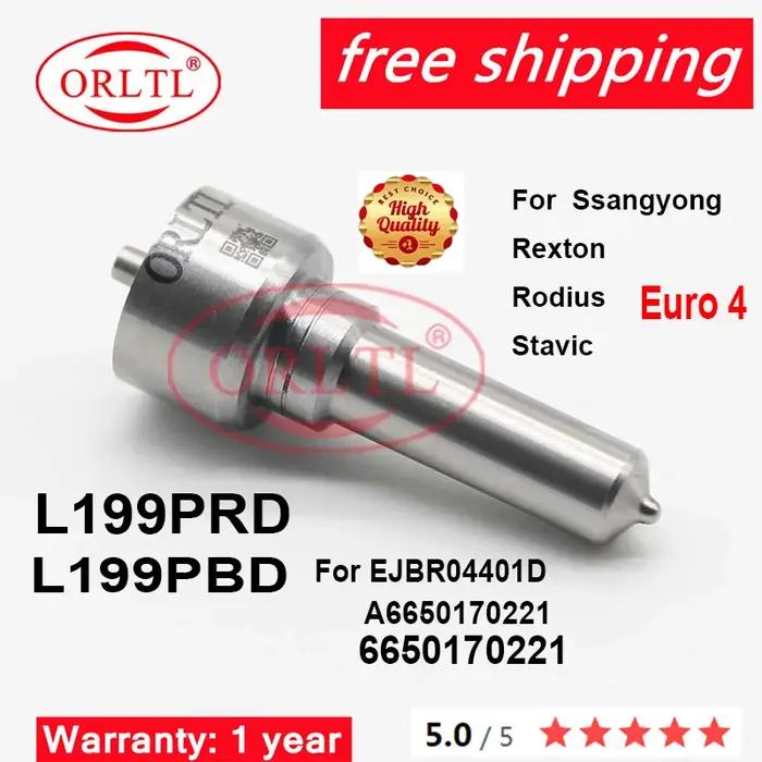 Pulvérisateur de buse Diesel L199PRD L199PBD pour Ssangyong Kyron 2,7 l Rexton/Rodius euro 4