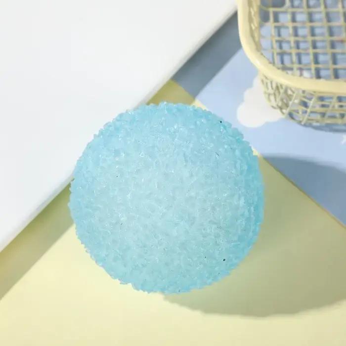 Boule de glace Maltose jouets spongieux bleu Mochi sensoriel Fidgets jouet simulé Transparent Anti-S