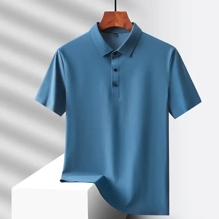 Tissu en nylon populaire sélectionné, vêtements d'été pour papa, T-shirt à manches courtes pour homm