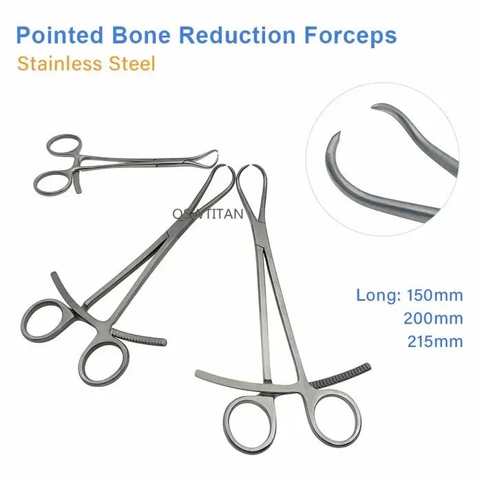 Forceps Orth4WD Sophia avec pointe pointue, réduction molécule, générateurs Orth4WD, acier inoxydabl
