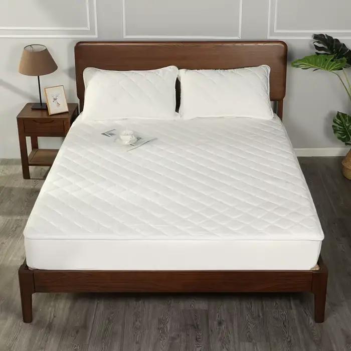 Housse de matelas matelassée épaisse en peluche, drap-housse chaud et doux en velours cristal, King