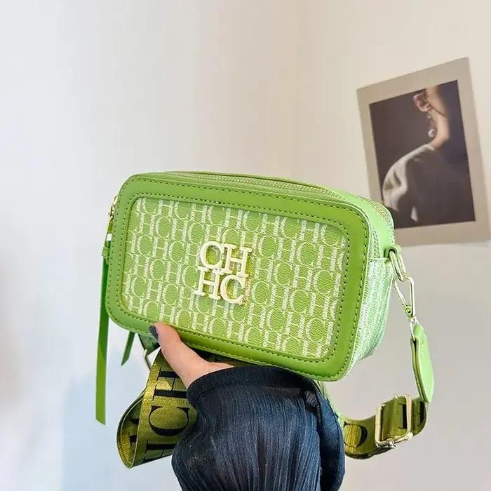 Sac appareil photo bandoulière carré minimaliste - Imprimé terreux polyvalent chic pour femmes