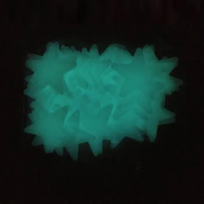 Autocollants étoiles scintillants en PVC, sparadrap d'art mural Fluorescent lumineux dans la nuit so