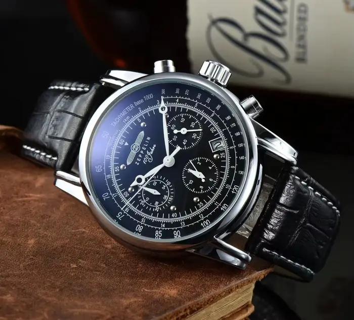 Nouveau Zeppelin Version dirigeable montre commémorative pour hommes rétro affaires loisirs montre p
