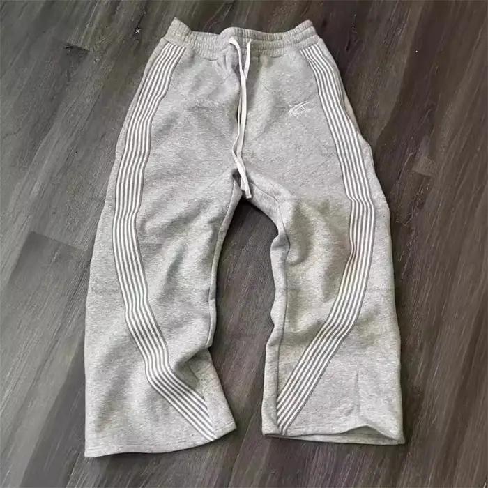 Y2k brodé noir gris pantalons décontractés camouflage fonctionnel tactique fonctionnel hommes femmes