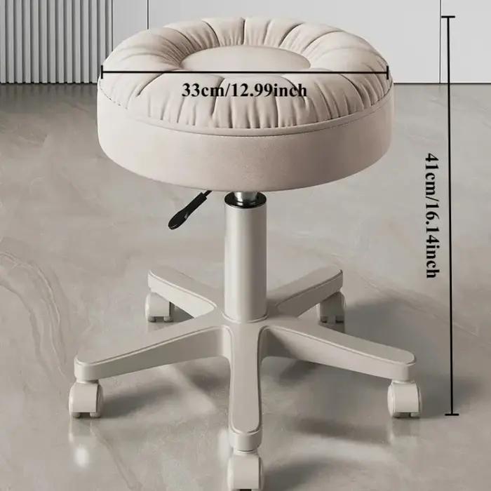 Tabouret de maquillage, chambre d'enfant haut de gamme de luxe légère, tabouret de coiffeuse de nouv