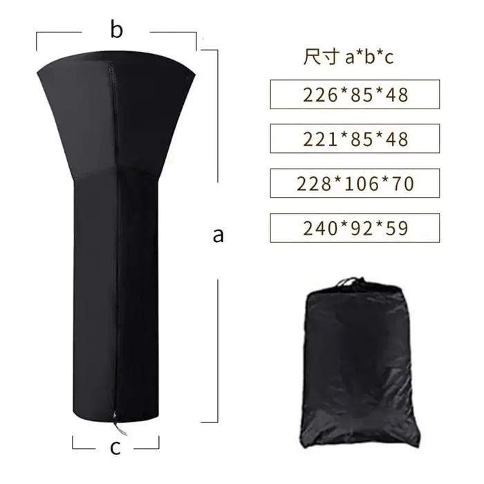 Couverture de chauffage d'air imperméable en tissu Oxford 210D, couverture de chauffage en forme d'é