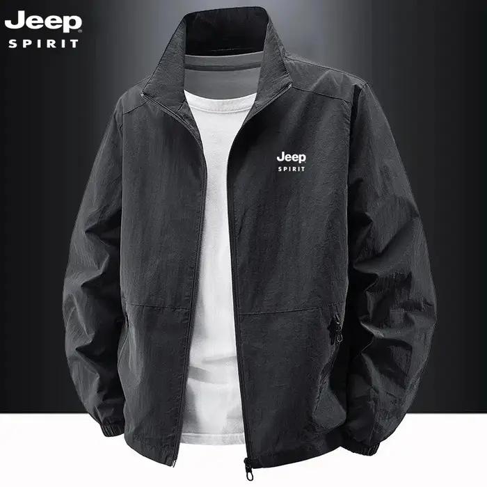 Veste à col montant JEEP Spirit, vêtements de travail décontractés pour le printemps et l'automne, t