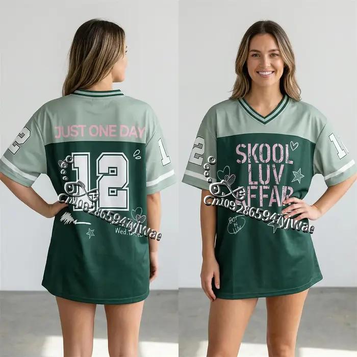 T-shirt de football Skool Luv Affair World Tour 2026 Comeback Merch, cadeau Kpop pour les fans, t-sh