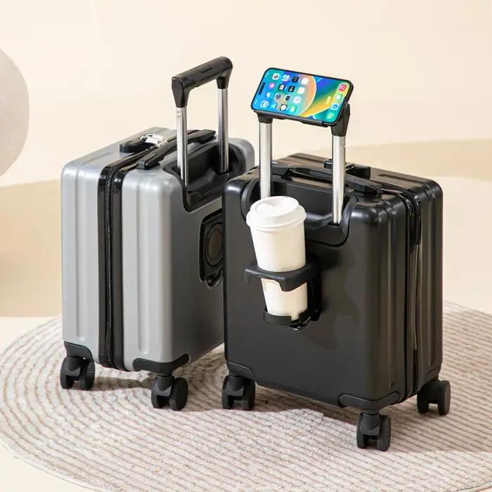 Valises De Voyage aériennes sur roulettes avec porte-gobelet, valise à main pour boîte De Voyage en