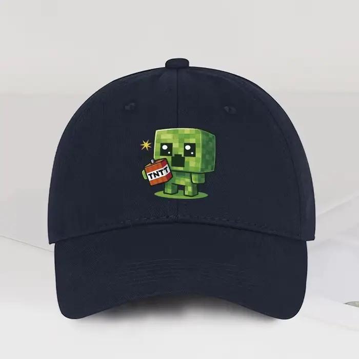 Casquette de baseball à motif Creeper | Casquette Hip-Hop unisexe, légère et ajustée, idéale pour