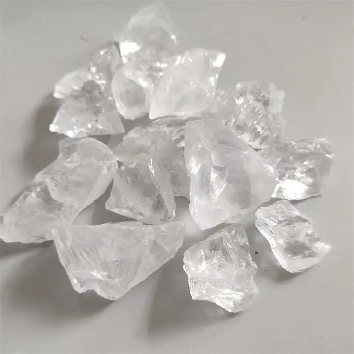 Pierre de Quartz claire naturelle, cristal de roche blanche, pierre de guérison brute et cristaux, d