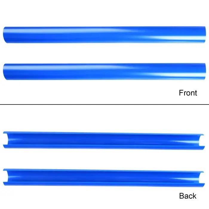 Bandes de garniture de calandre pour BMW E60, 2 pièces, Style Sport, couverture bleue, Support de vo