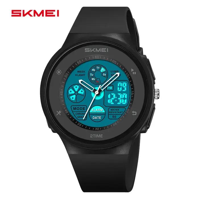 SKMEI 2346 nouveauté coloré mode unisexe hommes femmes temps grand affichage numérique PC classique