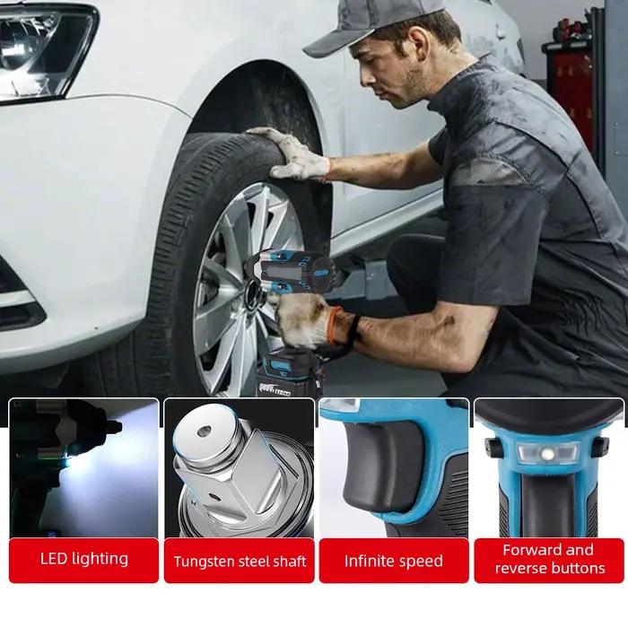 Clé à chocs sans balais 1800 N.m pour batterie Makita 21V, 7200 tr/min, outil de démontage pour l'en