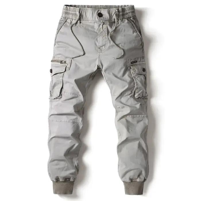 Pantalon Cargo hommes Jogging pantalons décontractés coton pleine longueur tactique militaire pantal