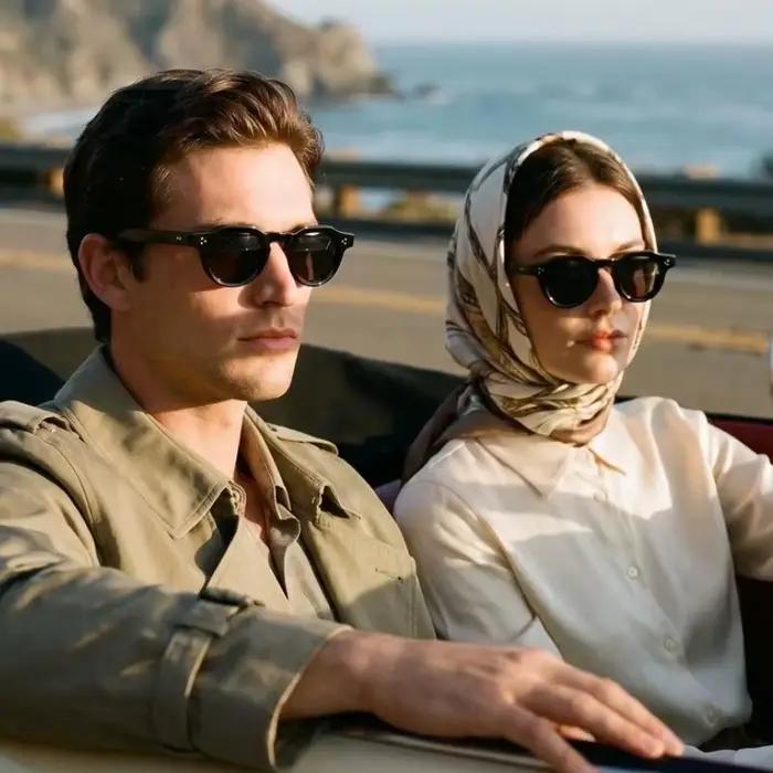 Mode Vintage Rivet Design femmes lunettes de soleil acétate hommes marque de luxe