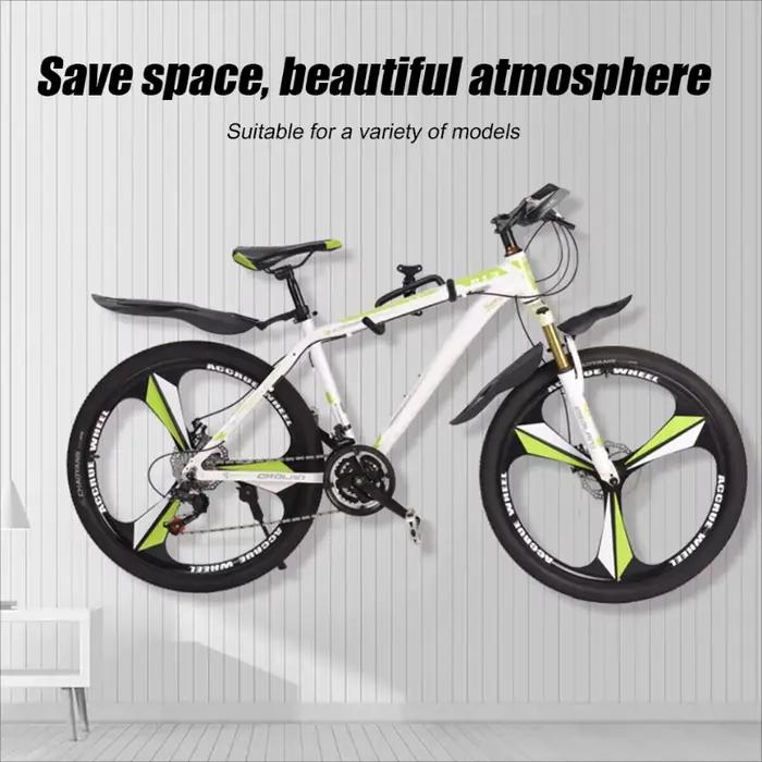 Support mural pliable et réglable pour vélo de route et VTT, accessoires de cyclisme, gain de place, T1