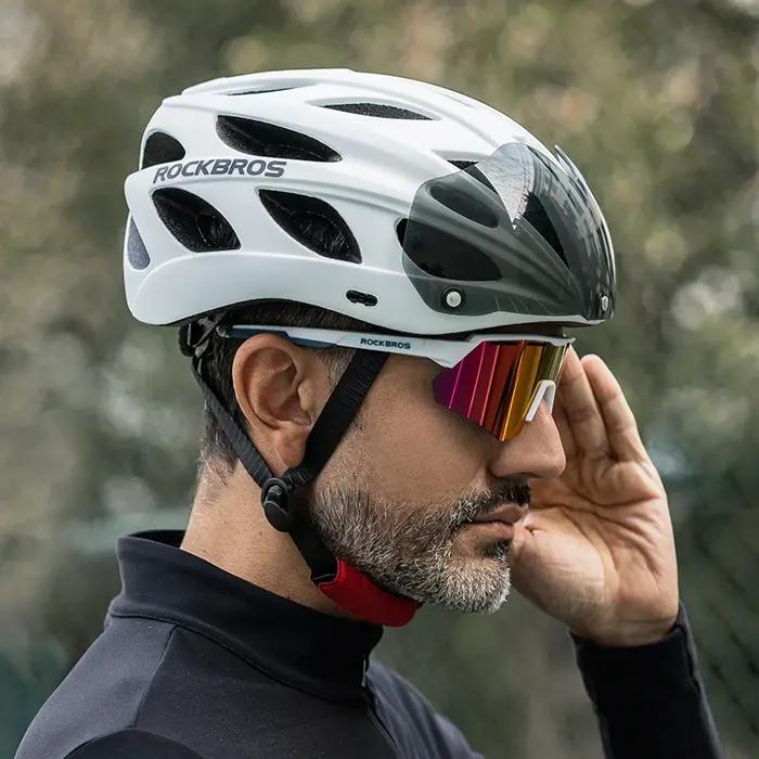 ROCKBROS – casque de vélo moulé intégralement, casque de vélo, moteur de Scooter électrique, casque