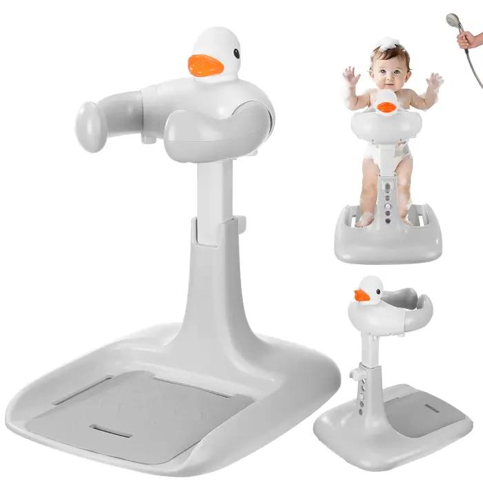 Support de douche pour bébé réglable avec base antidérapante