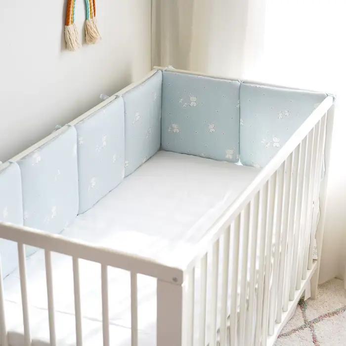 Pare-chocs anti-collision lavable pour lit de bébé, garde-corps de lit pour nouveau-né, sécurité, R6