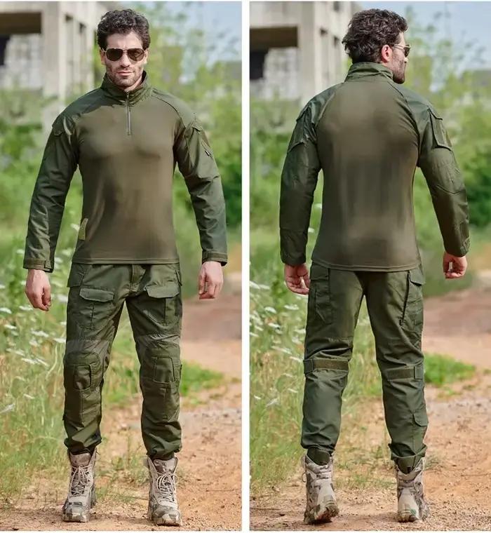 Combinaison militaire COOLSBER G3 camouflage pour homme, uniforme tactique d'extérieur Y2K, séchage