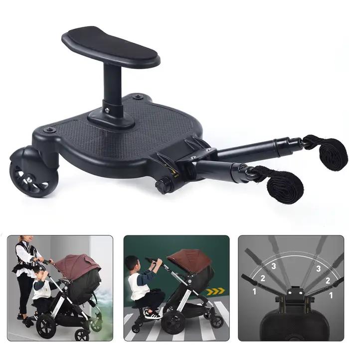 Planche universelle pour poussette 2 en 1 avec siège amovible, charge de 55 lb, PP PU EVA, réglable,