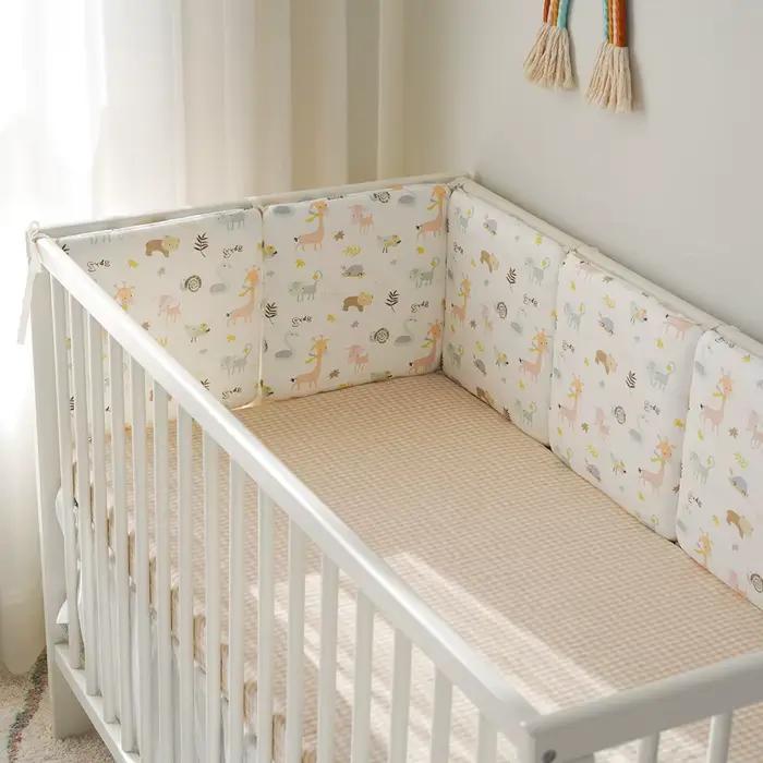 Pare-chocs anti-collision lavable pour lit de bébé, garde-corps de lit pour nouveau-né, sécurité, R6