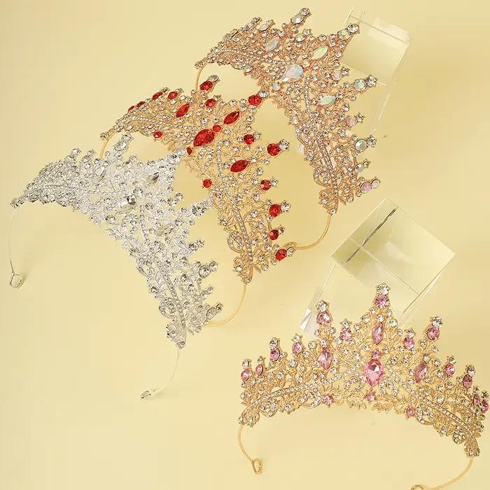 1 pièce de bandeau couronne multicolore adapté aux filles à porter lors des fêtes d'anniversaire et