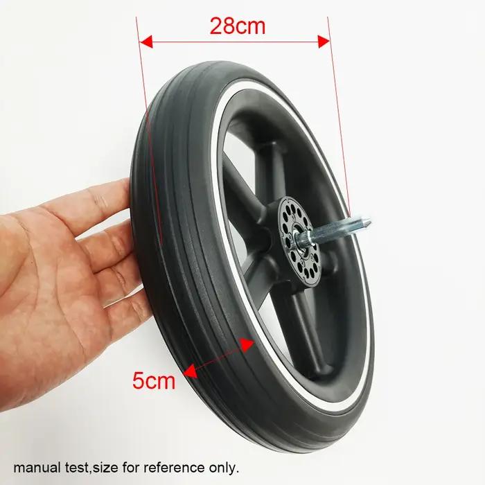 Roue arrière de poussette pour Cybex Gazelle S, roue arrière avec moyeu, roulement et axe, roue de p