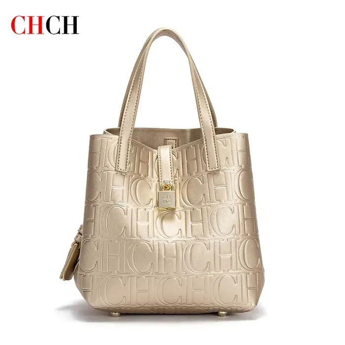 CHCH – sac fourre-tout pour femmes, nouveau sac de Shopping pour mère chignon en acier gaufré